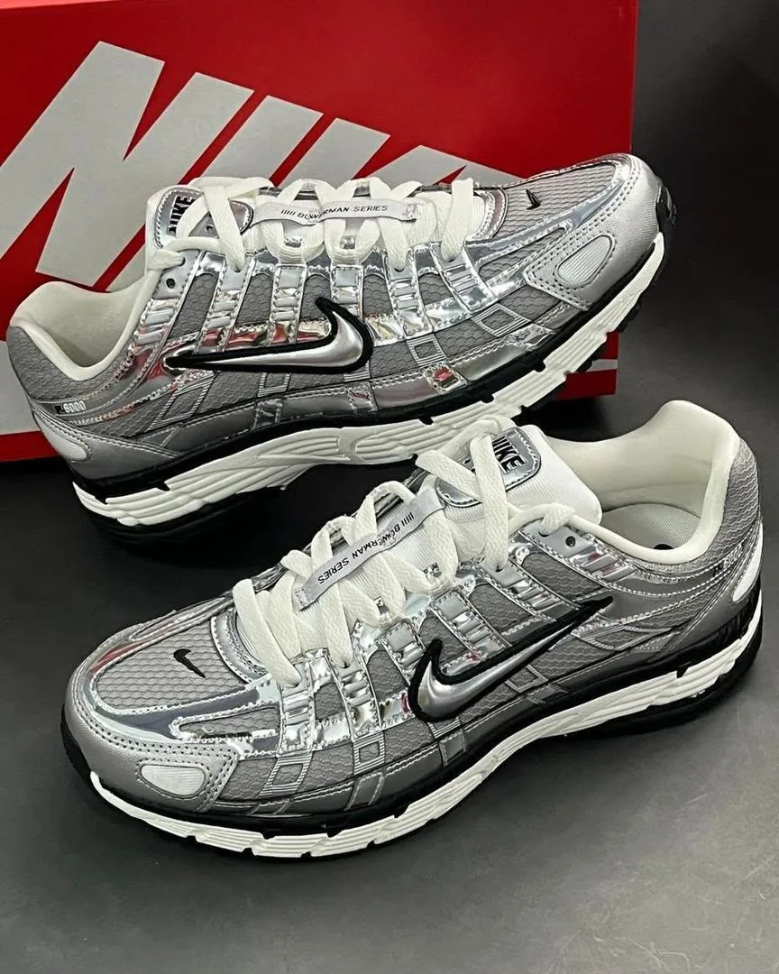 Sneaker gris et blanc P-6000