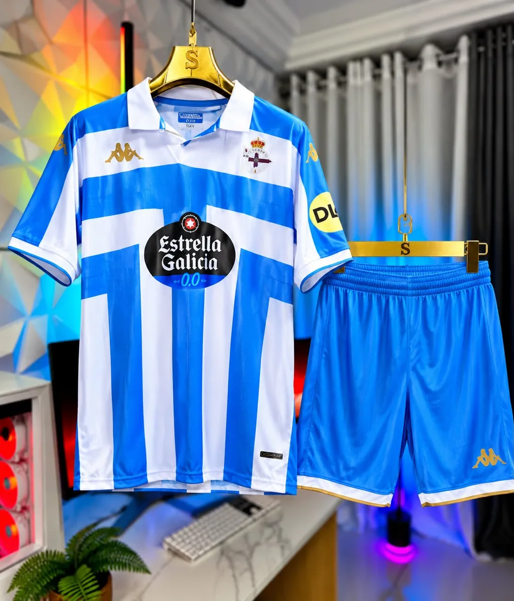 Maillot Deportivo bleu et blanc