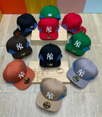 Casquette baseball brodée NY multicolore