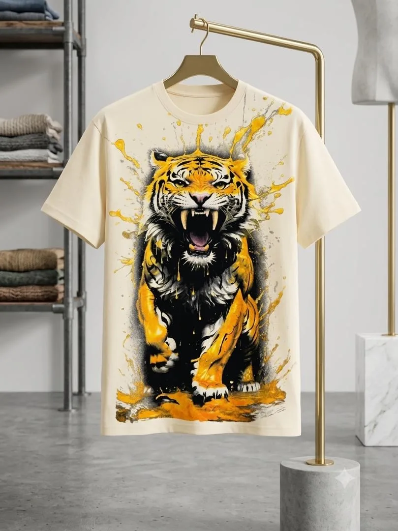 T-shirt tie-dye motif graphique — photo 4