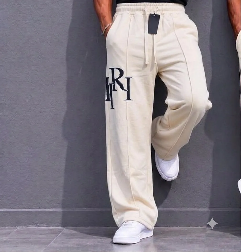Pantalon jogging RI noir gris écru — photo 3