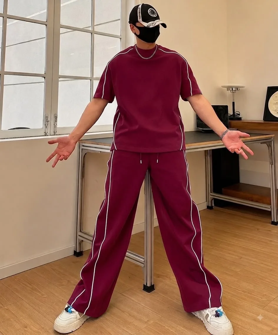 Ensemble jogging homme piping — photo 2