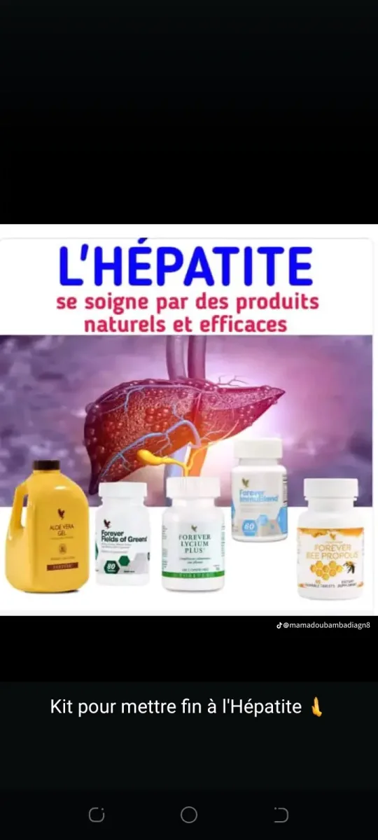 Kit de traitement naturel pour l'hépatite