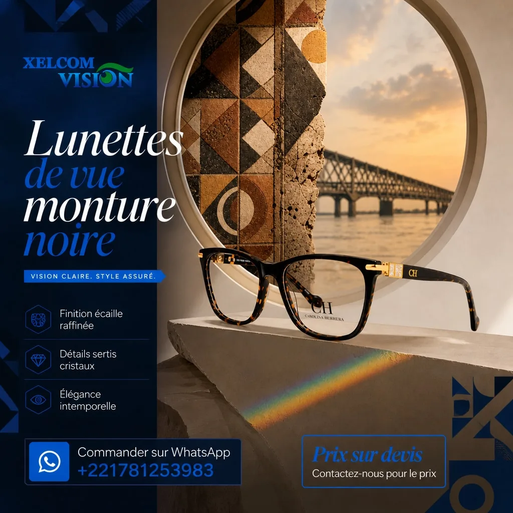 Lunettes de vue monture noire