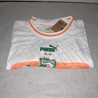 Maillot foot blanc Côte d'Ivoire