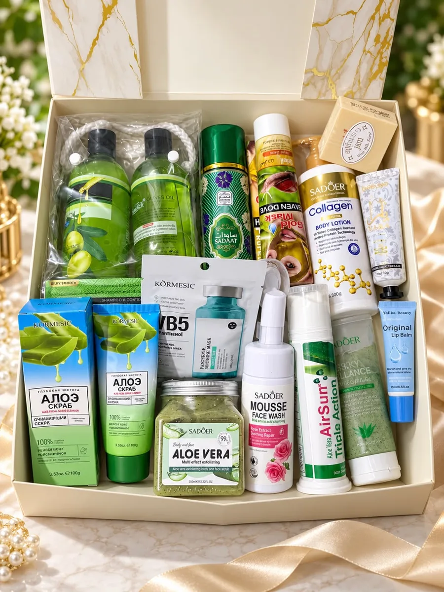 Coffret beauté soins et cosmétiques