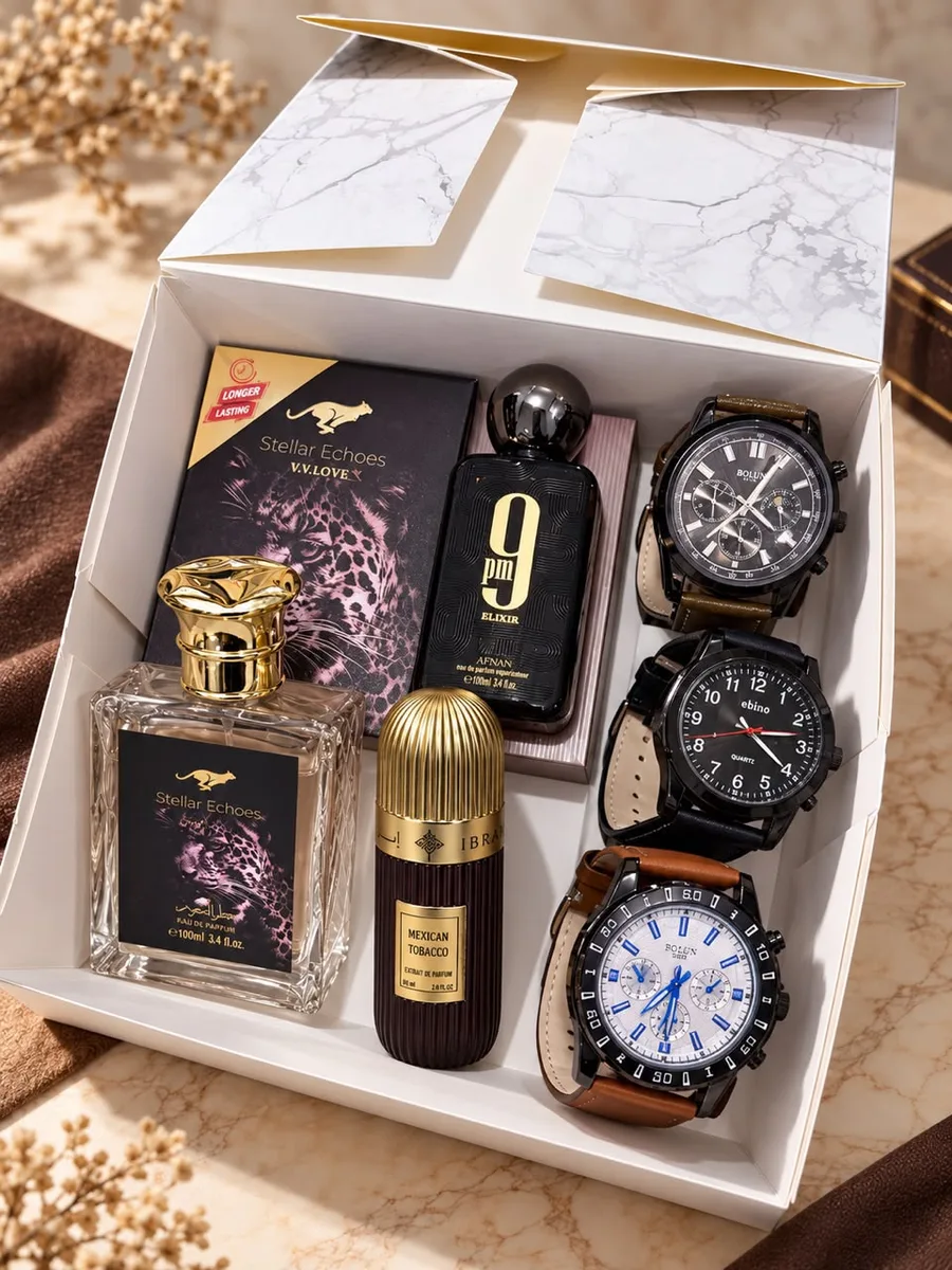 Coffret cadeau montres et parfums prestige — photo 3
