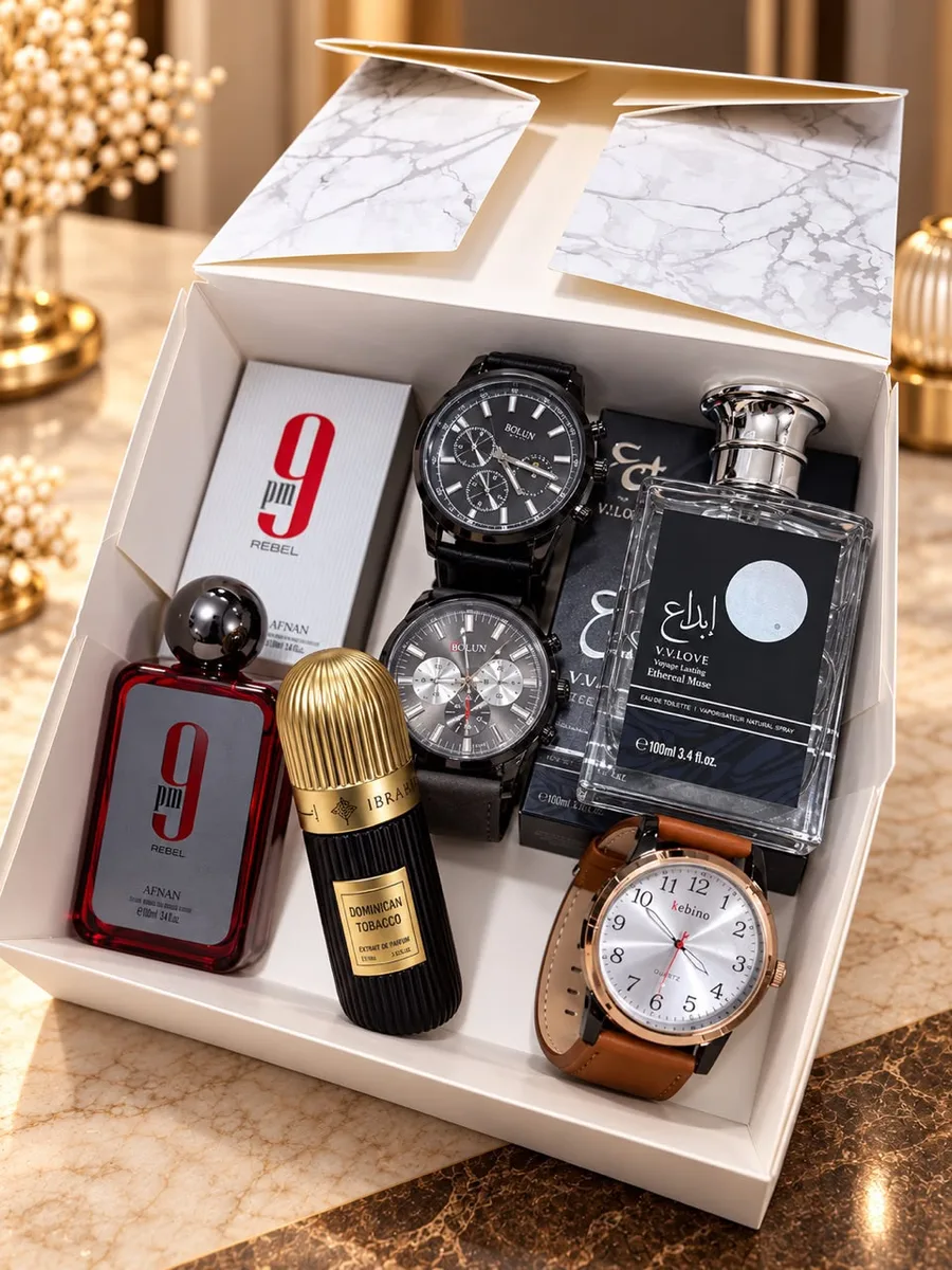 Coffret cadeau montres et parfums prestige — photo 2
