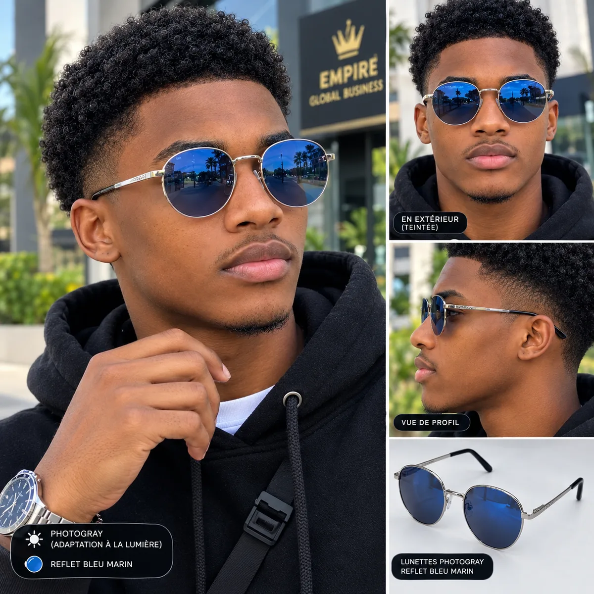 Lunettes Photogray Avec Étui