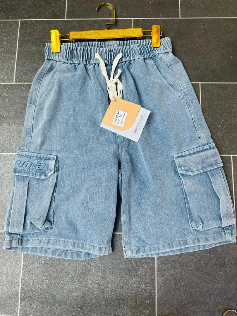 Short cargo denim homme — photo 2