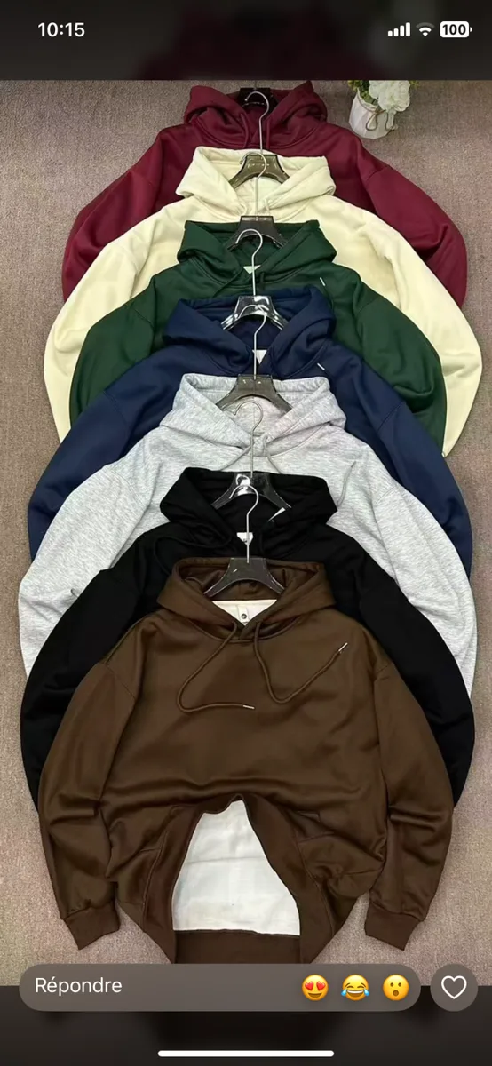 Sweat-shirt à capuche stylé