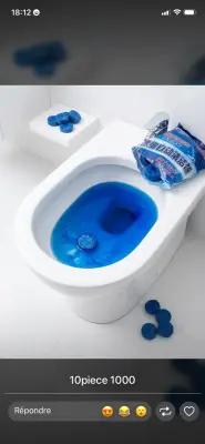 Bloc WC bleu désodorisant