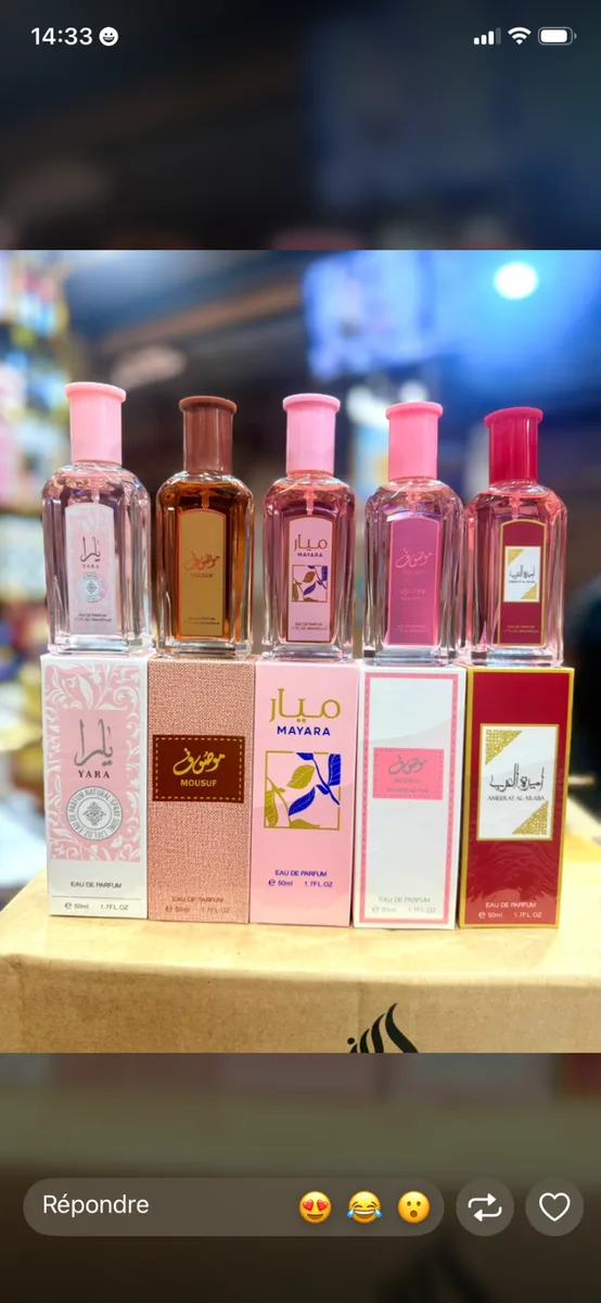 Coffret parfum collection mixte