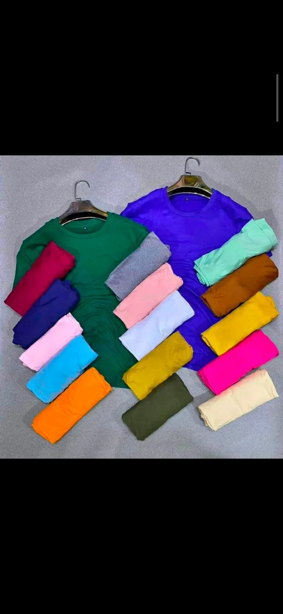 T-shirt coton oversize multitailles — photo 2