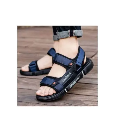 Sandales homme bleu marine noir