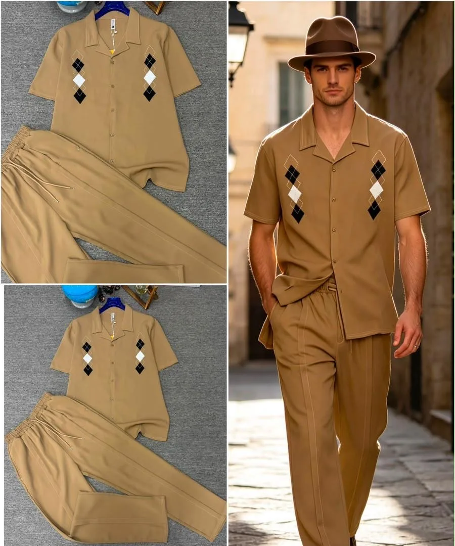 Ensemble chemise losanges — photo 2