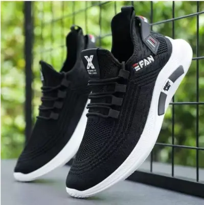 Sneakers noir et blanc homme