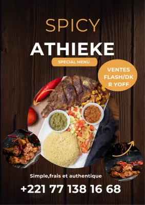 Athieke spécial menu grillades