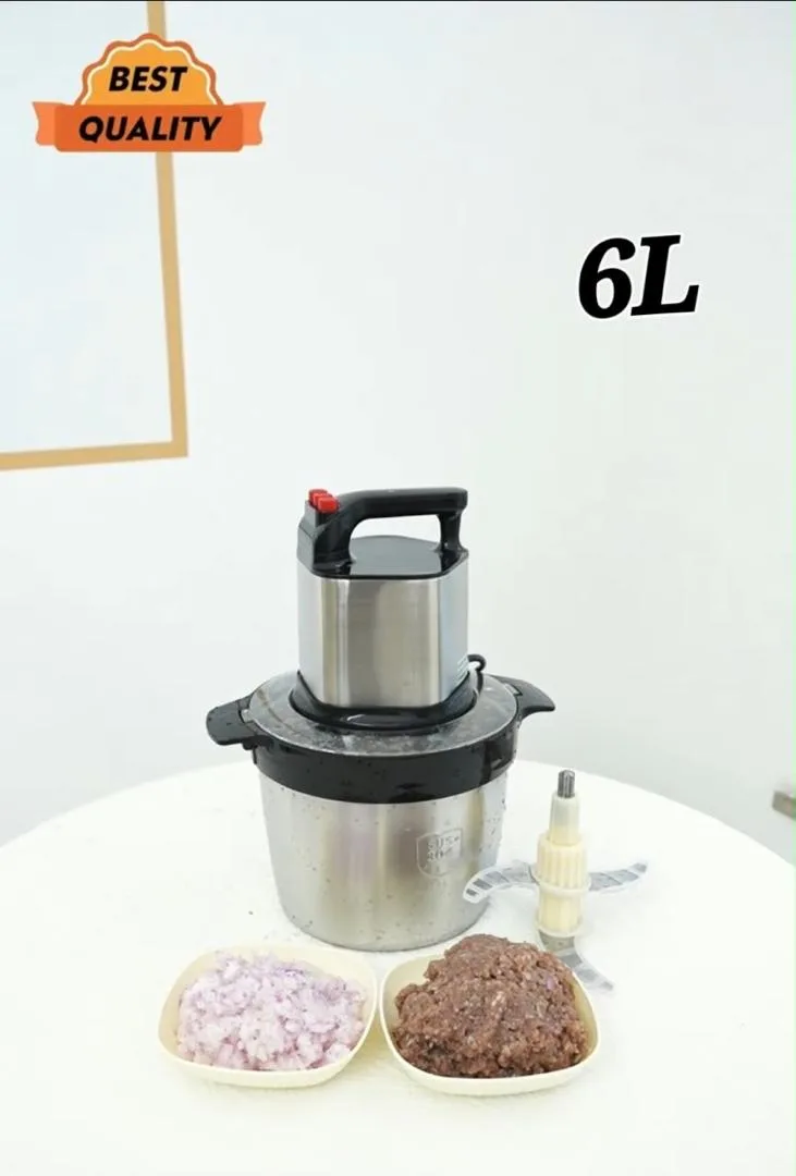 Hachoir électrique 6L inox