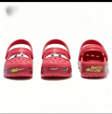 Sandales clog enfant rouge