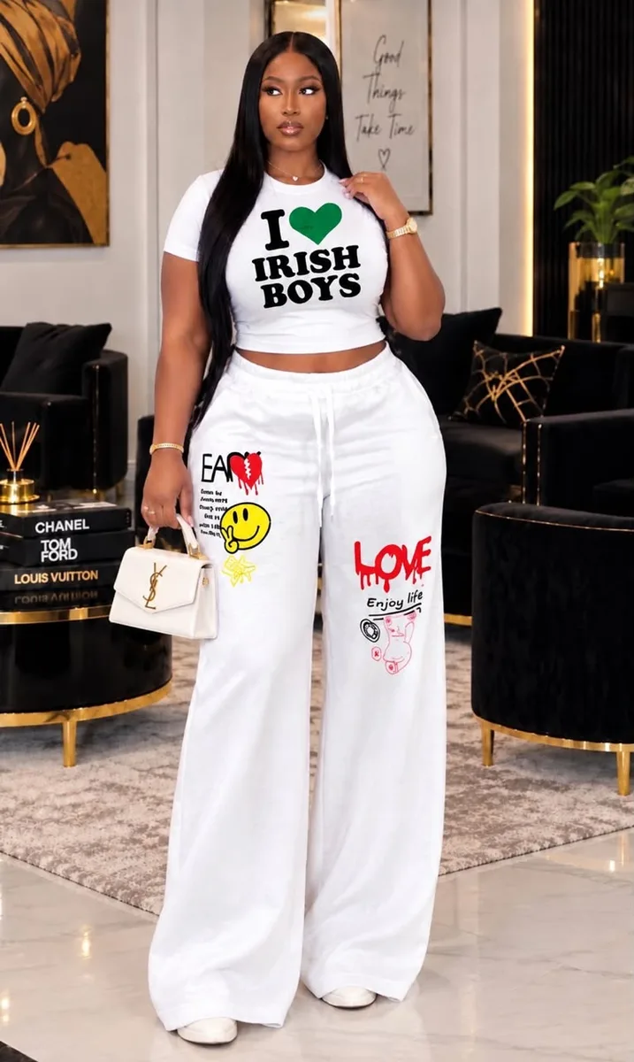 T-shirt graphique blanc femme