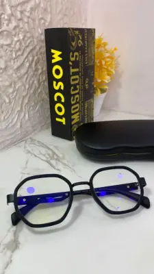 Lunettes anti-lumière bleue carrées noir